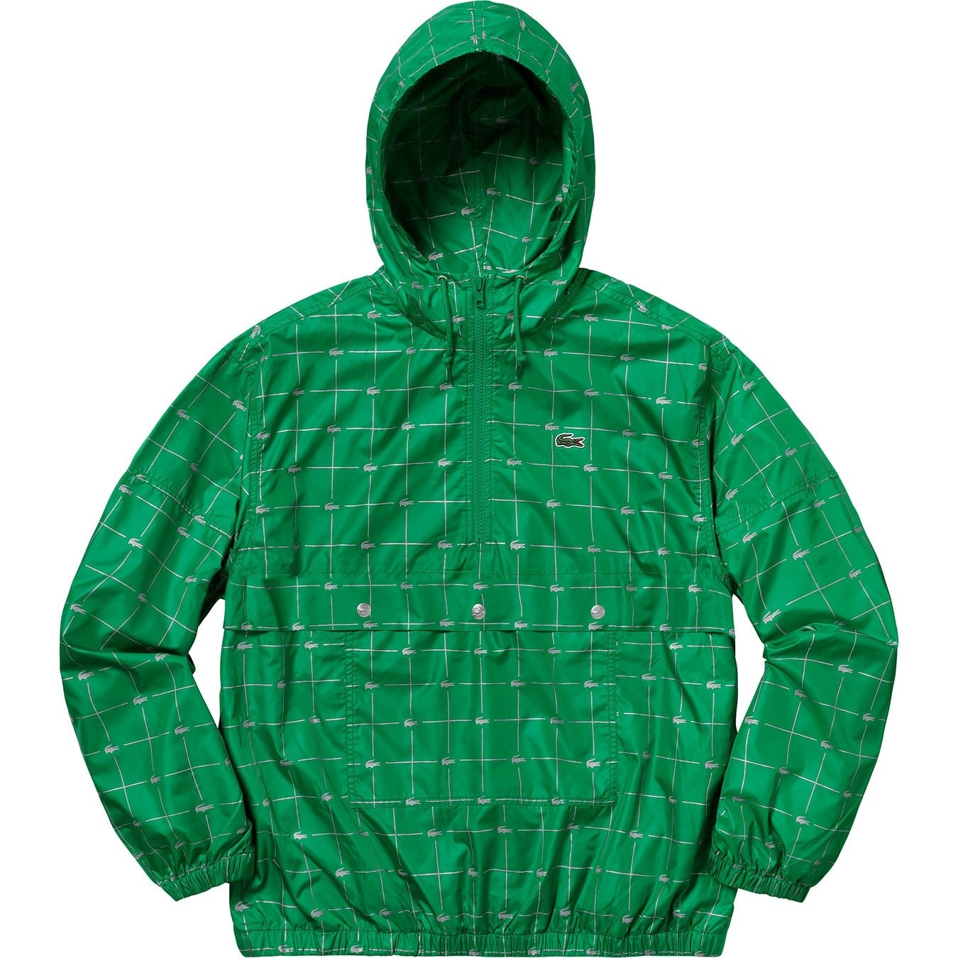 Supreme®/LACOSTE Reflective Grid Nylon Anorak view 10